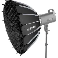 Neewer SF65Q 65cm wide parabolic quick release softbox with honeycomb grid