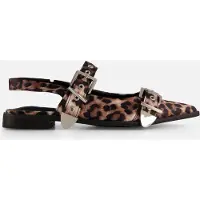 POSH by Poelman Slingbacks bruin Pu Maat 38