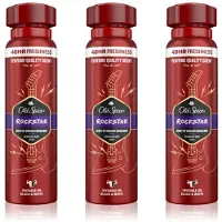 Old Spice Deo Spray Rockstar - Voordeelverpakking 3 x 150 ml