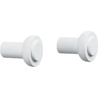 Zone Denmark Haakje Sensu White 2,5 x 3 cm (Set van 2)