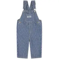 Levi's Tuinbroek - Spoorweg Stripe - Yucatan - - 12 mnd - Tuinbroeken
