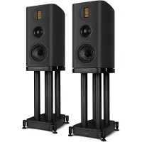 Wharfedale EVO 5.2 Boekenplank Speakers met stands - Hifi Stereo Set - Passieve Speaker - 3-Weg Luidsprekers - Zwart