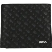BOSS Portemonnee 'Zair' grijs / zwart / zilver