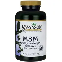 Swanson Health - MSM, 500 mg - 250 capsules