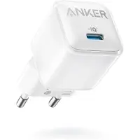Anker 512 Nano Pro Oplader - 20W USB-C - PowerIQ 3.0 - Actieve Temperatuurregeling - Wit/Zilver