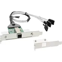 InLine SAS HD Beugel met Kabel ext. SFF-8644 naar int. 4x SATA 0,5m