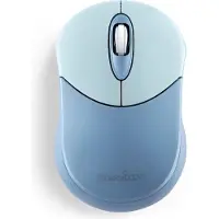 Perixx PERIMICE-802BL, Bluetooth muis voor PC en tablet, draadloos, blauw (Draadloze), Muis, Blauw