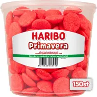 Haribo 3x Primavera Schuim Aardbeien 150 stuks