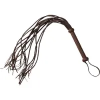 Liebe Seele - The Equestrian Leather Cat O' Nine Tails Flogger - Leren Flogger