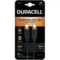 Duracell USB7034A USB-kabel Zwart