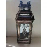 Formano Lantaarn - XL- Koper kleur - 60x23x17cm - Baroque - Glas - koper zilver - Boltze