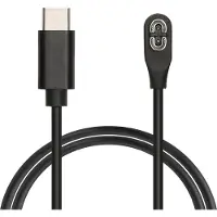 Kwmobile USB-oplaadkabel type c geschikt voor Shokz Aeropex AS800 / OpenRun / OpenRun Pro Mini / OpenComm ASC100SG - Kabel voor smartwatch - in zwart