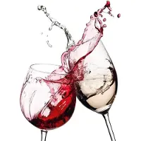 WIZARD+GENIUS Fotobehang - Wine Glasses 192x260cm - Vliesbehang