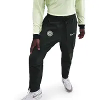 Nike Chelsea Tech Trainingsbroek Woven 2025-2026 Donkergroen Antraciet