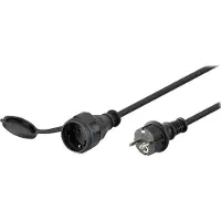 Goobay CEE 7/7 - CEE 7/3 outdoor stroom verlengkabel | IP44 | 3x 1,50mm | 10 meter