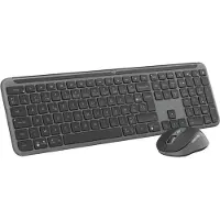 Logitech Signature Slim MK950 for Business toetsenbord Inclusief muis Kantoor RF-draadloos + Bluetooth AZERTY Frans Grafiet