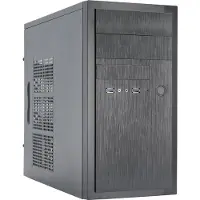 Chieftec HT-01B-OP Mini-tower PC-behuizing Zwart