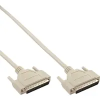 InLine Premium seriële kabel 37-pins SUB-D (m) - 37-pins SUB-D (m) / gegoten connectoren - 2 meter