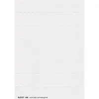 Leitz Ruiterstroken 1900 Wit Karton 25 Stuks 6 x 20,8 x 2,1 cm