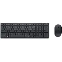 Dell Pro Compact Silent Keyboard en Muis KM555 - Toetsenbord- en muisset - draadloos - 2,4 GHz, Bluetooth 5.1 - AZERTY - Frans - Zwart - met 3 jaar Advanced Exchange-service