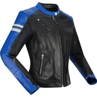 Segura Romeo damesmotorjas, zwart/blauw/wit, maat 44