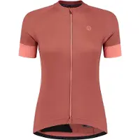 Rogelli Modesta Fietsshirt Dames - Korte Mouwen - Wielershirt - Rood - Maat XL
