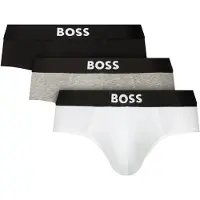 BOSS Slip grijs gemêleerd / zwart / wit