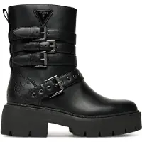 GUESS Boots 'SALVO' zwart / zilver