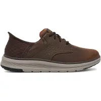 SKECHERS Slip-ins Orell Yates Instappers Bruin | Maat: 45