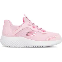 SKECHERS Slip-ins Bounder meisjes sneakers roze maat 28