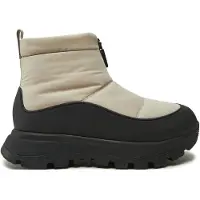 Original Brands Women Neo-D-Hyker Padded/Quilted Boot Short Zip Clay Grey/Black-Schoenmaat 38