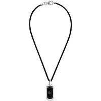 Philipp Plein Ketting zwart / zilver