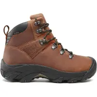 Keen Boots 'Pyrenees' bruin / donkerrood / zwart