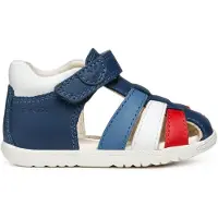 Geox Open schoenen 'MACCHIA' navy / blauw denim / rood / wit