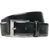 BOSS Leren riem met doornsluiting, model 'Elloy'