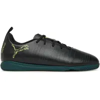 Puma Future 8 Play IT junior zaalvoetbalschoenen zwart/geel Jongens/Meisjes Imitatieleer - maat 34