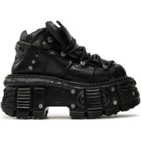 New rock Sneakers laag 'M-TANK106-C2' zwart