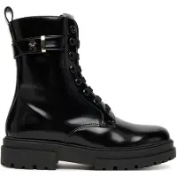 Tommy Hilfiger veterboots zwart Meisjes Imitatieleer Effen - maat 31