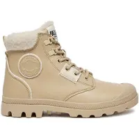 Palladium Veterlaarsjes 'PAMPA' taupe / donkerbeige / zwart