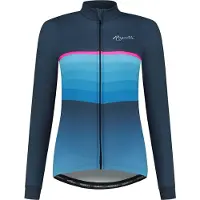 Rogelli Maillot Manches Longues Velo Impress II - Femme - Bleu/Rose