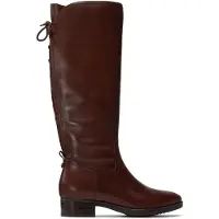 Geox D Felicity Lederen Dames Bruine Laarzen