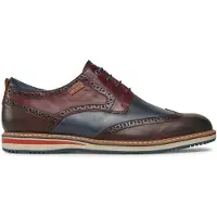 Pikolinos Veterschoen 'Avila' blauw / roestbruin / donkerbruin