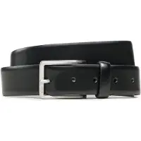 BOSS Riem 'Erman' zwart / zilver