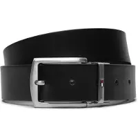 Tommy Hilfiger Riem 'Flag Rectangular Buckle Reversible' marine