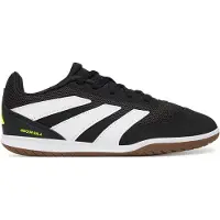 Adidas Predator Club Sala Zaalvoetbalschoenen (IN) Kids Zwart Wit Neongeel