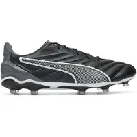 Puma Voetbalschoen 'King Pro' grijs / zwart / wit