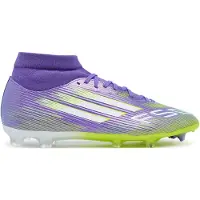 Adidas Voetbalschoen 'F50 League' lichtgroen / donkerlila / offwhite
