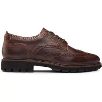 Clarks Clarksvoor mannen. 26173439 Bruine Batcombe Far leren schoenen (42), Leer, Plat, Veters, Casual