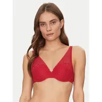 Chantelle Co Bra Tshirt Plunge Spacer Poppy Red Size: B75 | Torsolets, Brassieres & Corsets Outlet | Dames | Rood