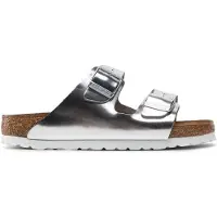 Birkenstock Muiltjes 'Arizona' zilver